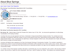Tablet Screenshot of aboutbluesprings.com
